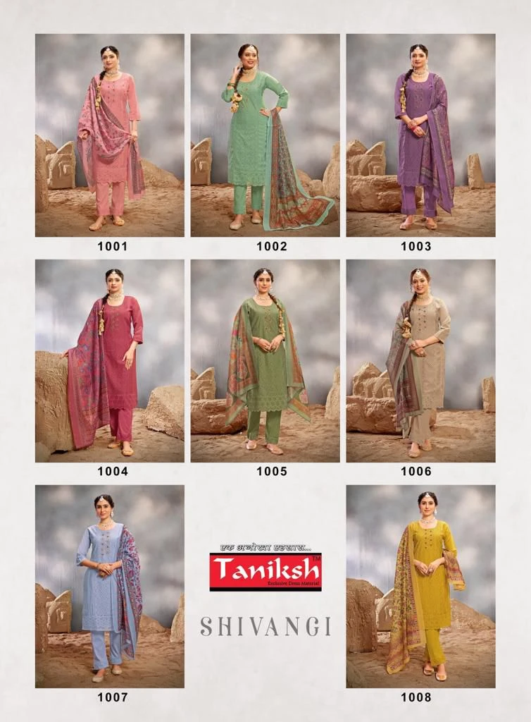 Taniksh Shivangi Vol 1 Muslin Wholesale Readymade Salwar Suit Catalog — Wholesale Readymade Suit, MPA wholesale from Surat — view 9